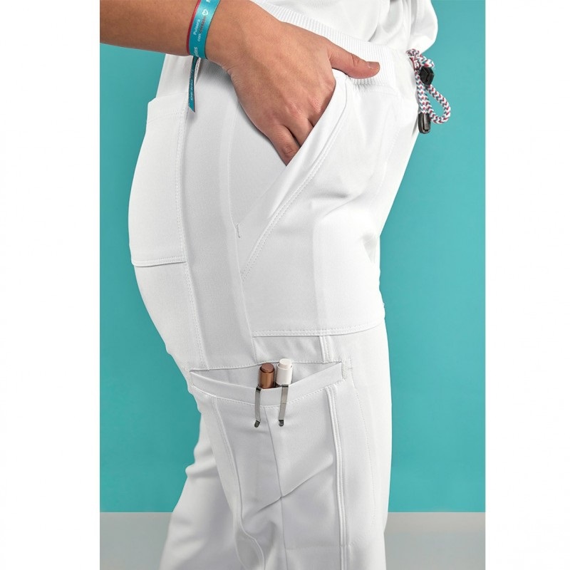 Pantalón Mujer Jogger Active Color Blanco Impulso