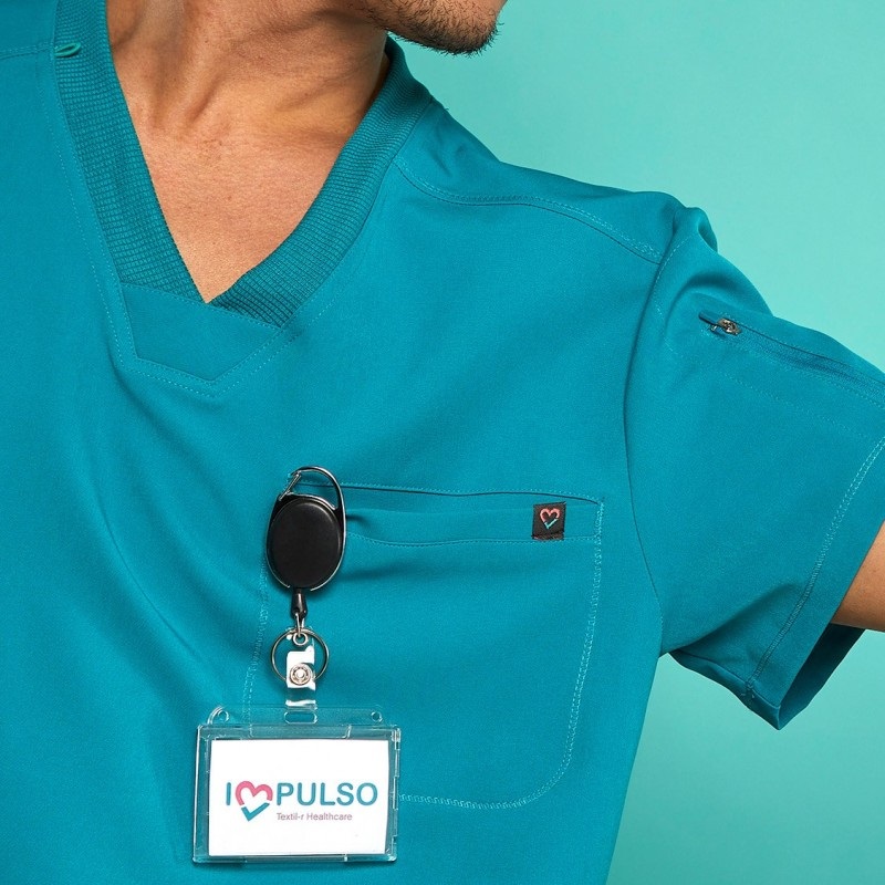 Casaca Hombre Vibrant Silvercare Color Agua Marina Impulso