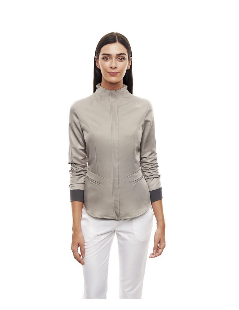 Casaca Toralla Mujer Gris Plata