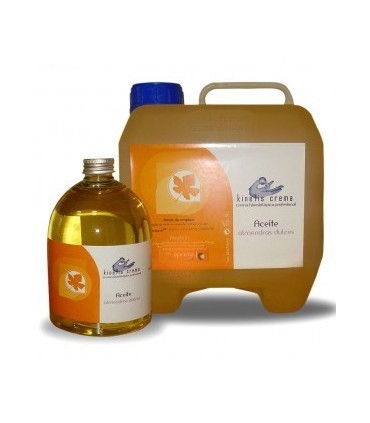 Aceite de masaje Almendras 100% Puro (garrafa 5 litros) + 1 Bote de Aceite de masaje Almendras 500 ml (N02514) de REGALO