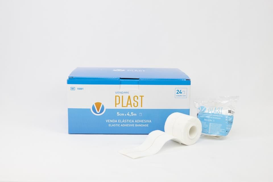 Venda elástica adhesiva Vendari PLAST 5 cm x 4,5 m