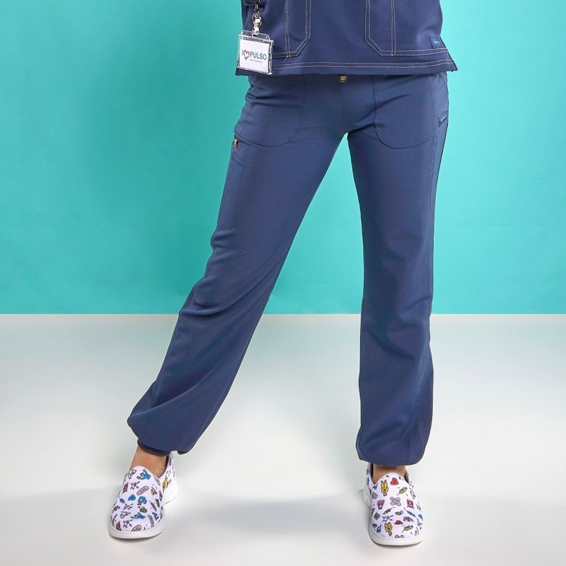 Pantalón Mujer Jogger Active Color Marino Impulso