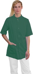 Camisa abotonada manga corta Verde